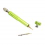JF-6688 5 i 1 Metal Multi-Purpose Pen Style Screwdriver Set för telefonreparation (grön)