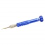 JF-6688 5 en 1 multi-usages stylo en métal de style Jeu de tournevis pour réparation de téléphone (Bleu)
