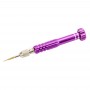 JF-6688 5 в 1 Метал багатоцільового призначення Pen Style Набір викруток для телефону Ремонт (фіолетовий)
