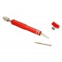 JF-6688 5 en 1 de metal polivalente estilo de lápiz juego de destornilladores para la reparación del teléfono (rojo)