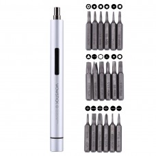 Dual Power Smart ხელის Pen Screwdriver ფორმები 19 in 1 Precision Bits სარემონტო ინსტრუმენტი ტელეფონები და ტრაფარეტები