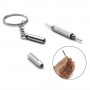 3 in 1 Repair Kit Key Ring 3 Kruvikeerajad: Cross 1,5, Straight 1,5, Star Nut M2.5 Smart Telefon, kellad, prillid (Silver)