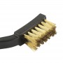 Electronic Component Curved Handle Anti-static Golden Brush, Length: 17.5cm