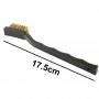 Electronic Component Curved Handle Anti-static Golden Brush, Length: 17.5cm