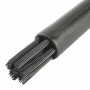 Manija del componente electrónico de 7 Beam Ronda cepillo de limpieza antiestático, longitud: 12,2 cm (Negro)