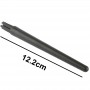 Manija del componente electrónico de 7 Beam Ronda cepillo de limpieza antiestático, longitud: 12,2 cm (Negro)