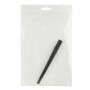 ელექტრონული კომპონენტი 7 Beam მრგვალი Handle Antistatic დასუფთავების Brush, სიგრძე: 12.2cm (Black)