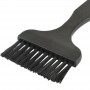 Electronic Component 12 Beam Flat Handle Antistatic Cleaning Brush, Length: 17cm(Black)