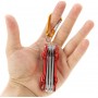 SUNSHINE SD-8100 Universal 6 in 1 Magnetic Precision Screwdrivers Tools Sets with Carabiner for iPhone / Other Mobile Phone, Random Color Delivery