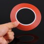 1mm רוחב 3M דו צדדי סרט דביק דבק תיקון אייפון / סמסונג / HTC נייד טלפון מגע פאנל, אורך: 25m (אדום)