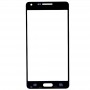 Оригинальный передний экран Внешний стеклянный объектив для Galaxy A5 / A500 (черный)
