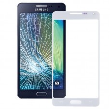Eredeti első képernyő külső üveglencse a Galaxy A5 / A500 (fehér) számára