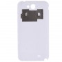 Original Plastic Back Cover with NFC For Galaxy Note II / N7100(White)