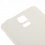 Cubierta original del material plástico de la batería de Vivienda de la puerta con la función impermeable para Galaxy S5 / G900 (blanco)