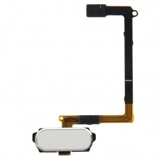 Botón Inicio Flex Cable con identificación de huellas dactilares para el Galaxy S6 / G920F (blanco)