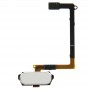 Bouton Accueil Flex Câble avec identification d'empreintes digitales pour Galaxy S6 / G920F (Blanc)