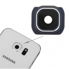 Powrót oryginalny obiektyw aparatu pokrywa dla Galaxy S6 (czarny)