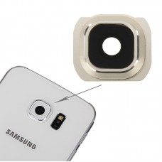 Оригинальная задняя камера Крышка объектива для Galaxy S6 (Gold)