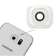 Оригинальная задняя камера Крышка объектива для Galaxy S6 (белый)