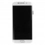 Eredeti LCD kijelző + érintőpanel Galaxy S6 él / G925, G925F, G925FQ, G925I, G925A, G925T, G925S, G925K, G925L, G9250 (fehér)