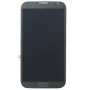 Оригінальний ЖК-дисплей + Сенсорна панель з рамкою для Galaxy Note II / N7100 (сірий)