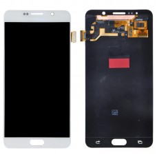 Eredeti LCD képernyő és digitalizáló Teljes Assembly for Galaxy Note 5 / N9200, N920I, N920G, N920G / DS, N920T, N920A (fehér)