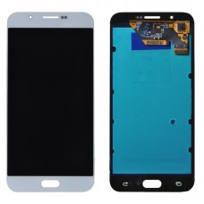 Оригинален LCD дисплей + тъчскрийн дисплей за Galaxy A8 / A8000 (Бяла)