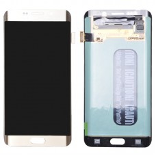 Alkuperäinen LCD-näyttö + kosketusnäyttö Galaxy S6 reuna + / G928, G928F, G928G, G928T, G928A, G928I (Gold)