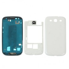 High Quality Full Housing  Chassis for Galaxy SIII / i9300(White)