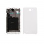 Haute Qualiay Plein boîtier châssis (cadre LCD Bezel + couverture arrière) pour Galaxy Note II / N7100 (Blanc)