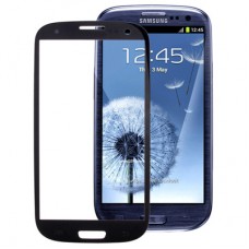 Original Front Screen Outer Glass Lens For Galaxy SIII / i9300 (Black) 