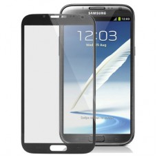 Original Front Screen Outer Glass Lens for Galaxy Note II / N7100 (Black) 