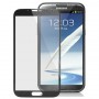 Original Front Screen Outer Glass Lens for Galaxy Note II / N7100 (Black)