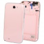 Eredeti teljes ház váz hátsó borító + Hangerő gomb Galaxy Note II / N7100 (Pink)