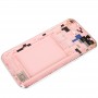 Originale alloggiamento pieno del telaio con la copertura posteriore + tasto del volume per il Galaxy Note II / N7100 (colore rosa)