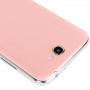 Originale alloggiamento pieno del telaio con la copertura posteriore + tasto del volume per il Galaxy Note II / N7100 (colore rosa)