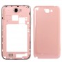 Original Full Housing Chassis with Back Cover + Volume Button for Galaxy Note II / N7100(Pink)