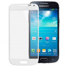 Obiettivo dello schermo frontale originale esterno di vetro per il Galaxy S IV mini / i9190 (bianco) 