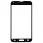 Original de la pantalla frontal exterior de cristal de la lente para Galaxy S5 / G900 (Negro)