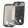 2 в 1 для Galaxy S III / i9300 (Оригінального LCD Середнього Ради + Оригінальна переднє шасі) (чорний)