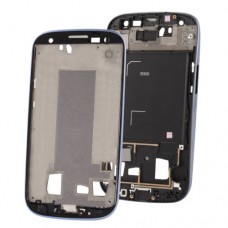 2 in 1 for Galaxy S III / i9300 (Original LCD Middle Board + Original Front Chassis)(Dark Blue) 