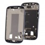 2 в 1 для Galaxy S III / i9300 (Original LCD Середнього Ради + Оригінальний передній корпус) (темно-синій)