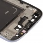 2 en 1 para el Galaxy S III / i9300 (tablero original LCD + Medio original del chasis delantero) (azul oscuro)