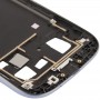 2 ב 1 עבור Galaxy S III / I9300 (שלדה קדמית לוח תיכון LCD המקורי + מקורית) (כחול כהה)