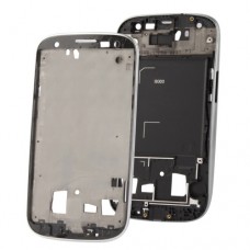 2 in 1 for Galaxy S III / i9300 (Original LCD Middle Board + Original Front Chassis)(Silver) 