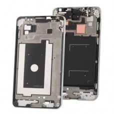 原装液晶中板/机箱前部的Galaxy Note的III / N9000（银）