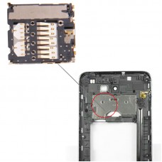 高品质更换手机SIM卡插槽+ SIM卡连接器的Galaxy Note I9220