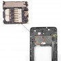 Náhrada vysoké kvality Mobilní telefon SIM karta Slot + SIM karta konektor pro Galaxy Note i9220