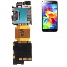 Högkvalitativ SIM-kortuttag Flexkabel för Galaxy S5 / G900