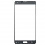 Предна екрана Външно стъкло Обектив за Galaxy A7 (2015) (черен)